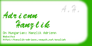 adrienn hanzlik business card
